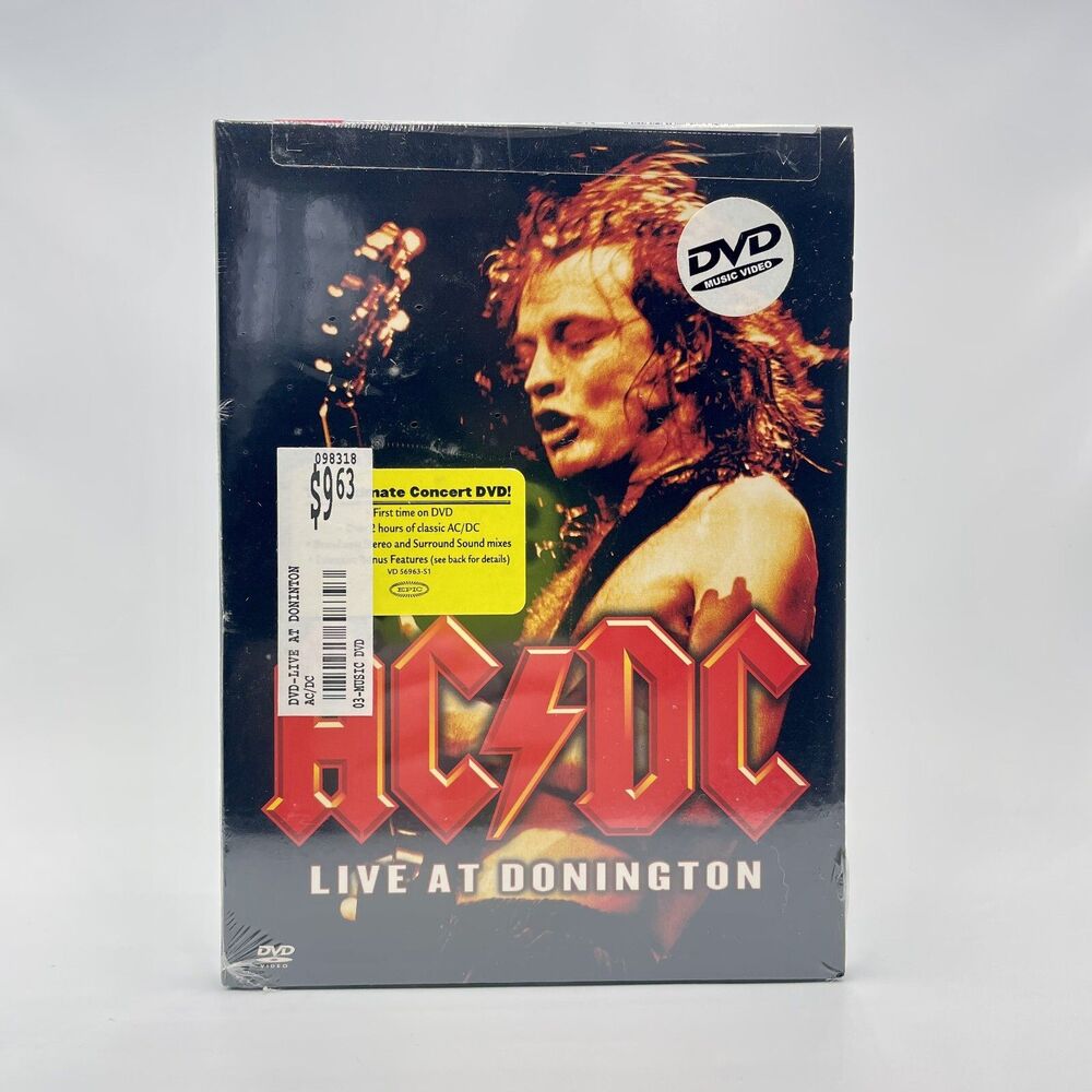 AC/DC - Live at Donington RARE DVD '03 NEW SEALED Concert Music